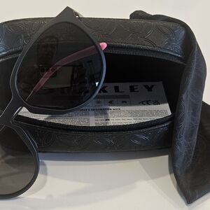 Oakley Black Sunglasses with Pink Accents